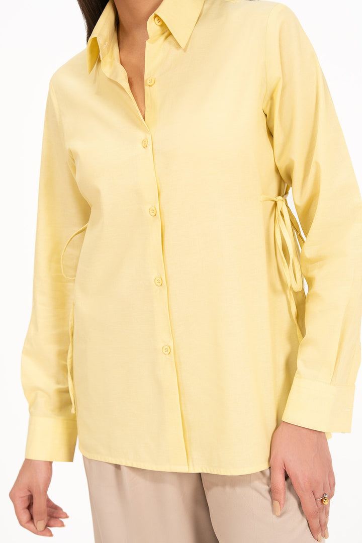 Lemon Yellow Cotton Shirt