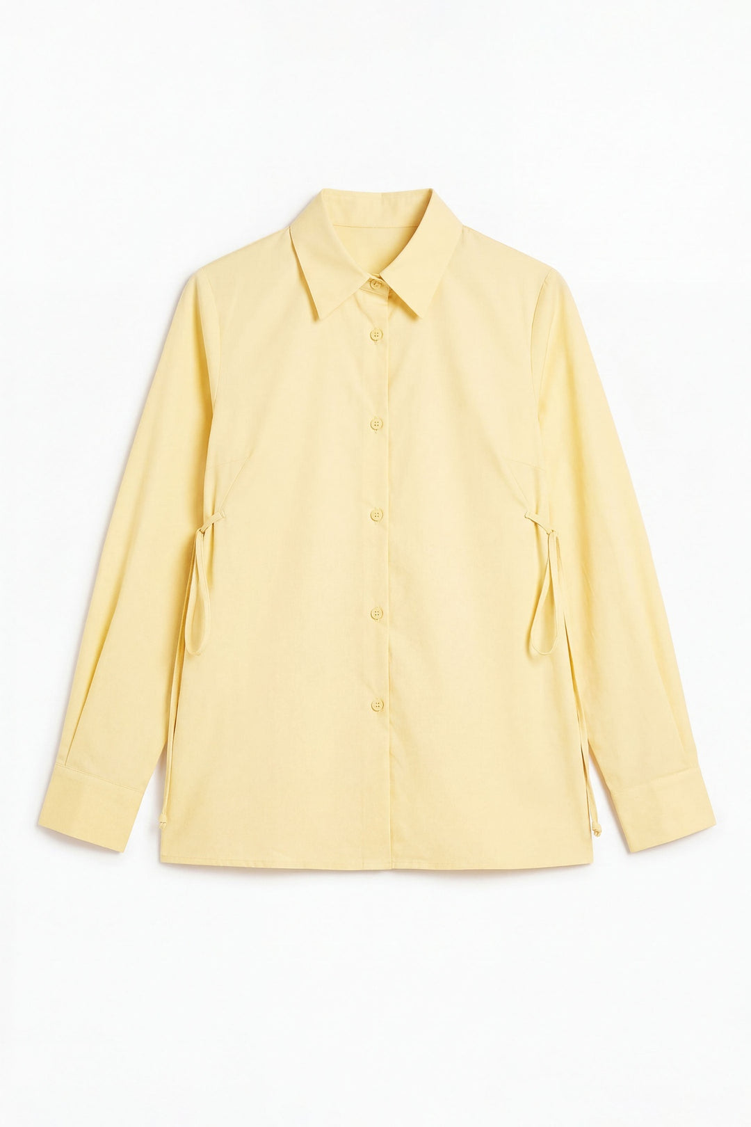 Lemon Yellow Cotton Shirt