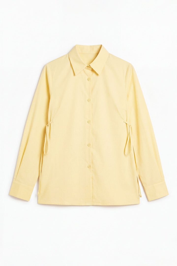 Lemon Yellow Cotton Shirt