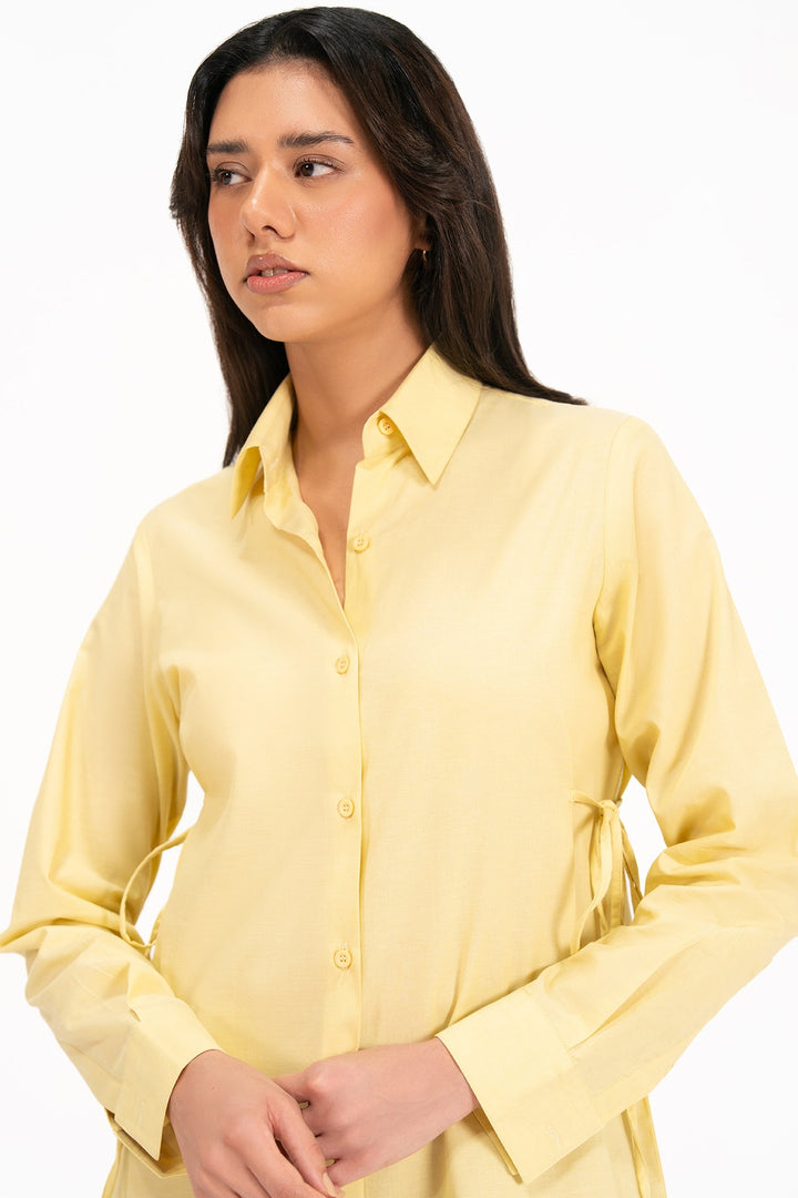 Lemon Yellow Cotton Shirt
