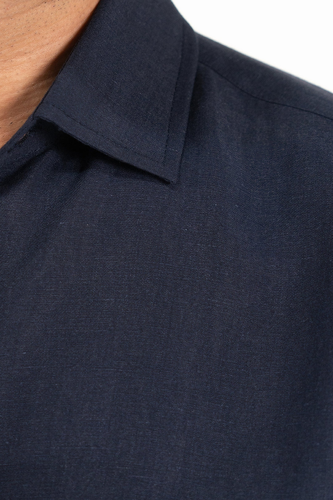 Navy Blue Linen Co-Ord Set