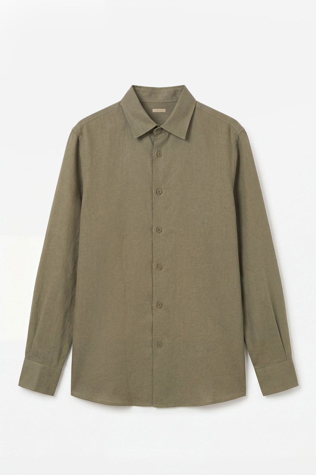 Olive Linen Shirt