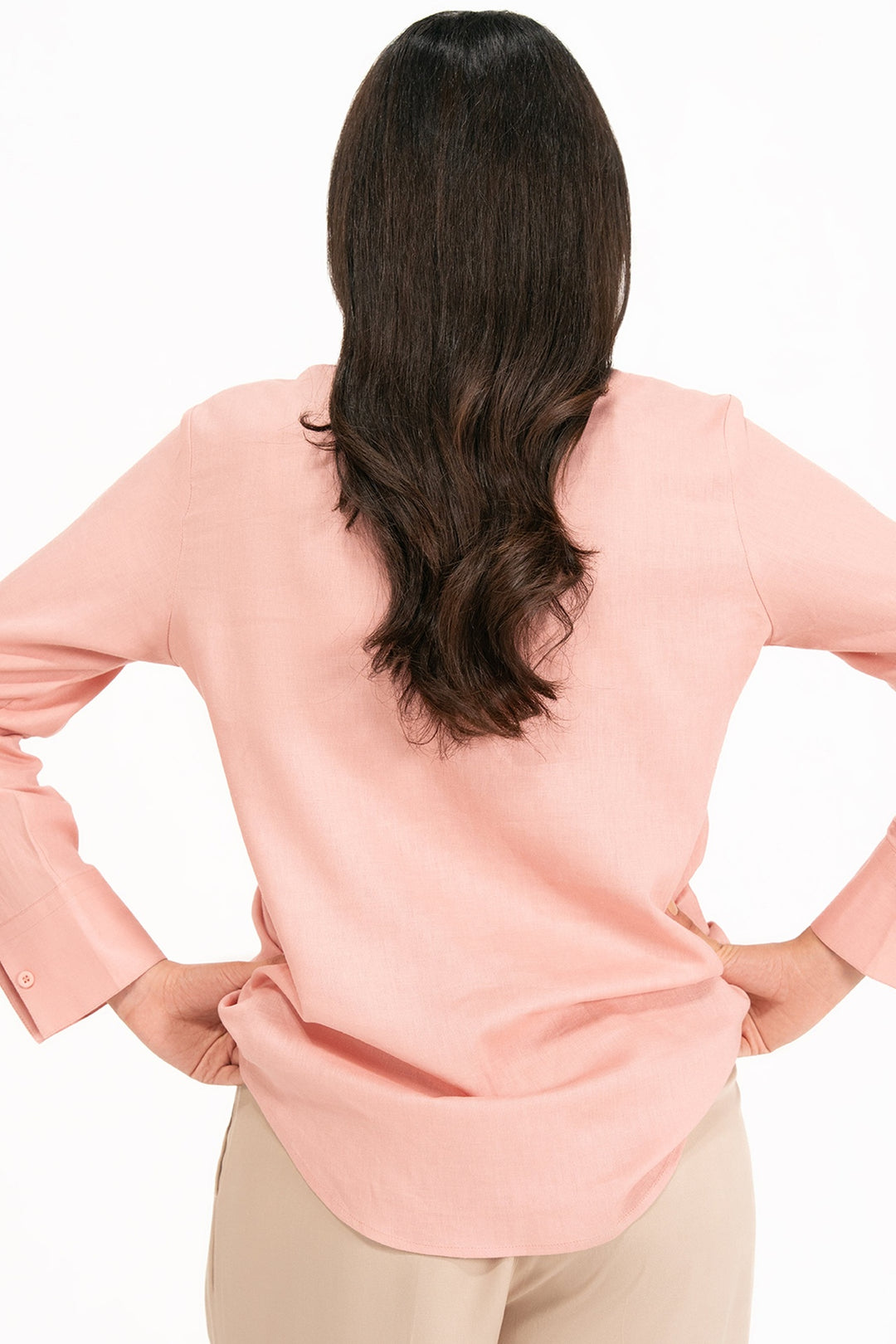 Pink Linen Shirt