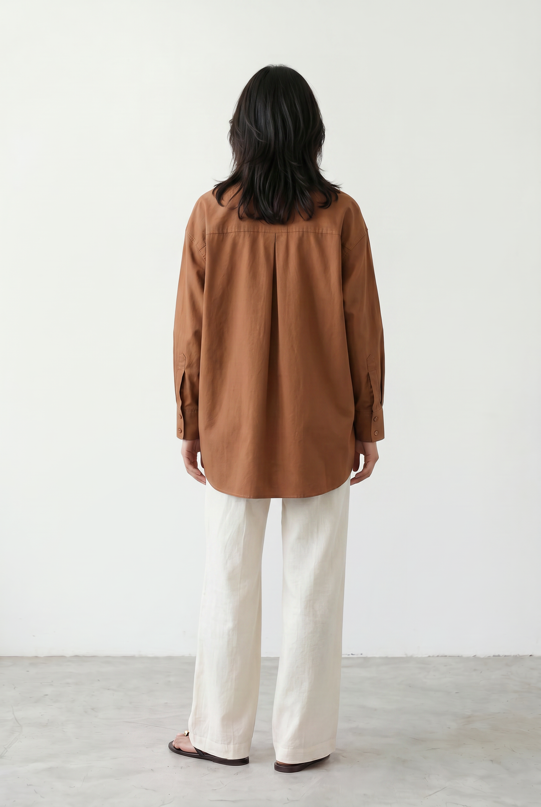 Choclate Brown Cotton Shirt