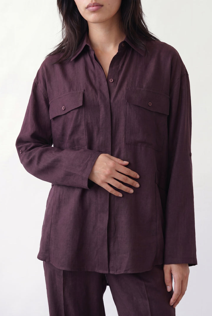 Dark Purple Co-Ord Set