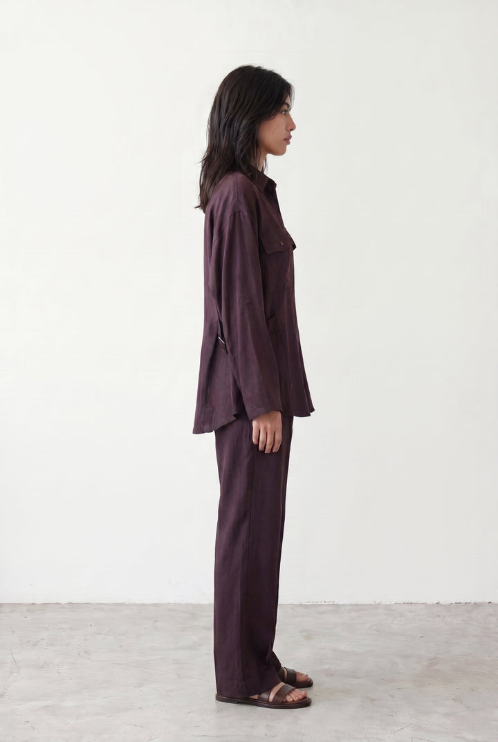 Dark Purple Co-Ord Set
