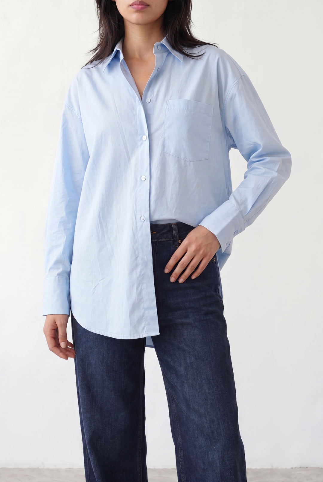 Sky Blue Cotton Shirt