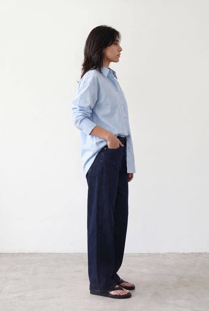 Sky Blue Cotton Shirt