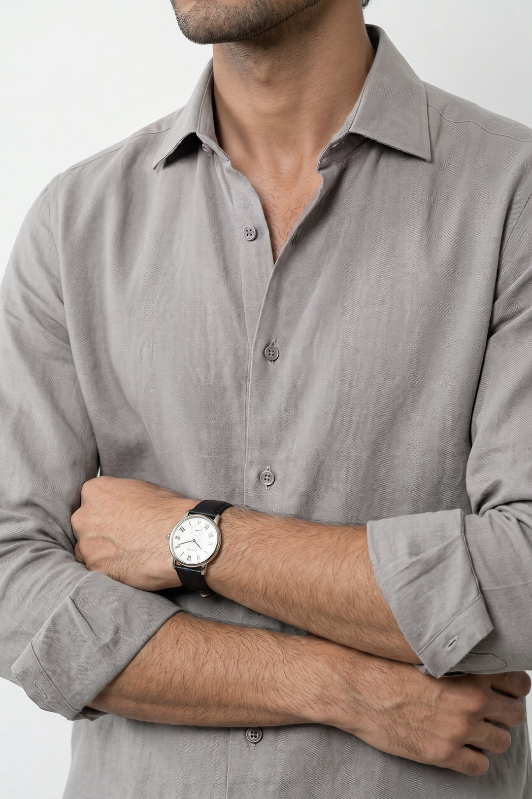 Smoke Grey Linen Co-Ord