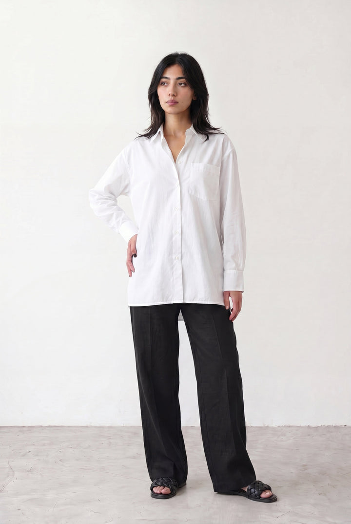 White Cotton Shirt