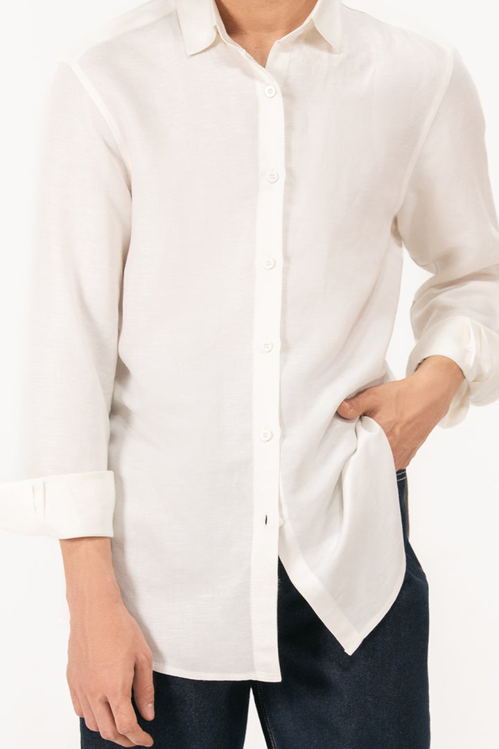 White Linen Shirt