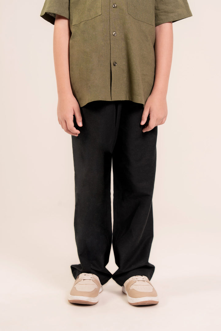 Black Linen Trouser