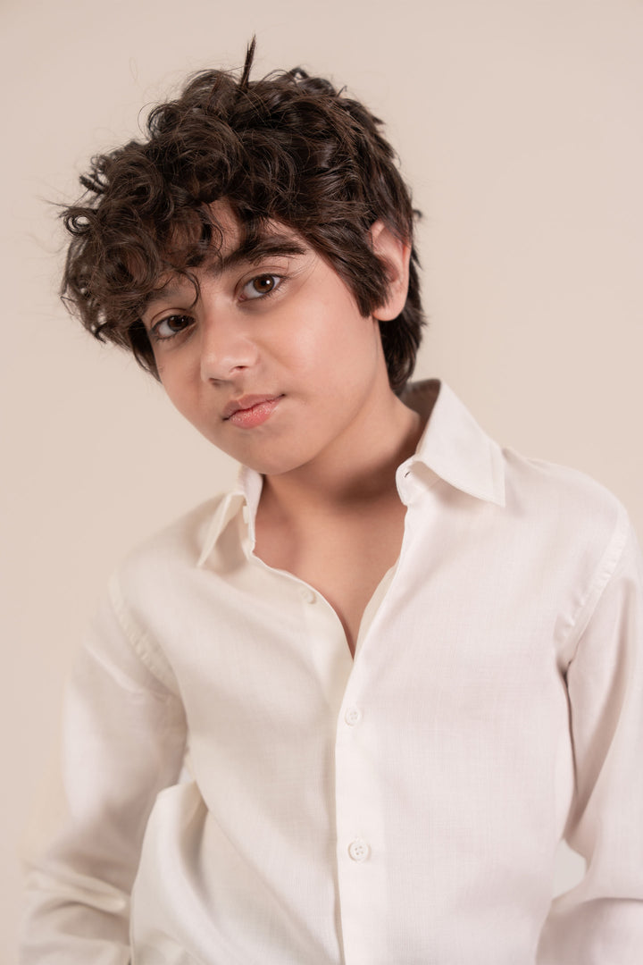 White Linen Shirt