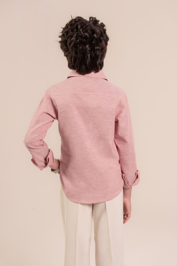 Pink Linen Shirt