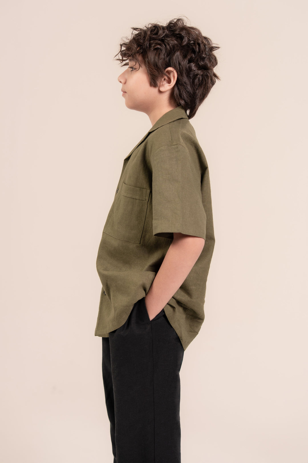 Black Linen Trouser
