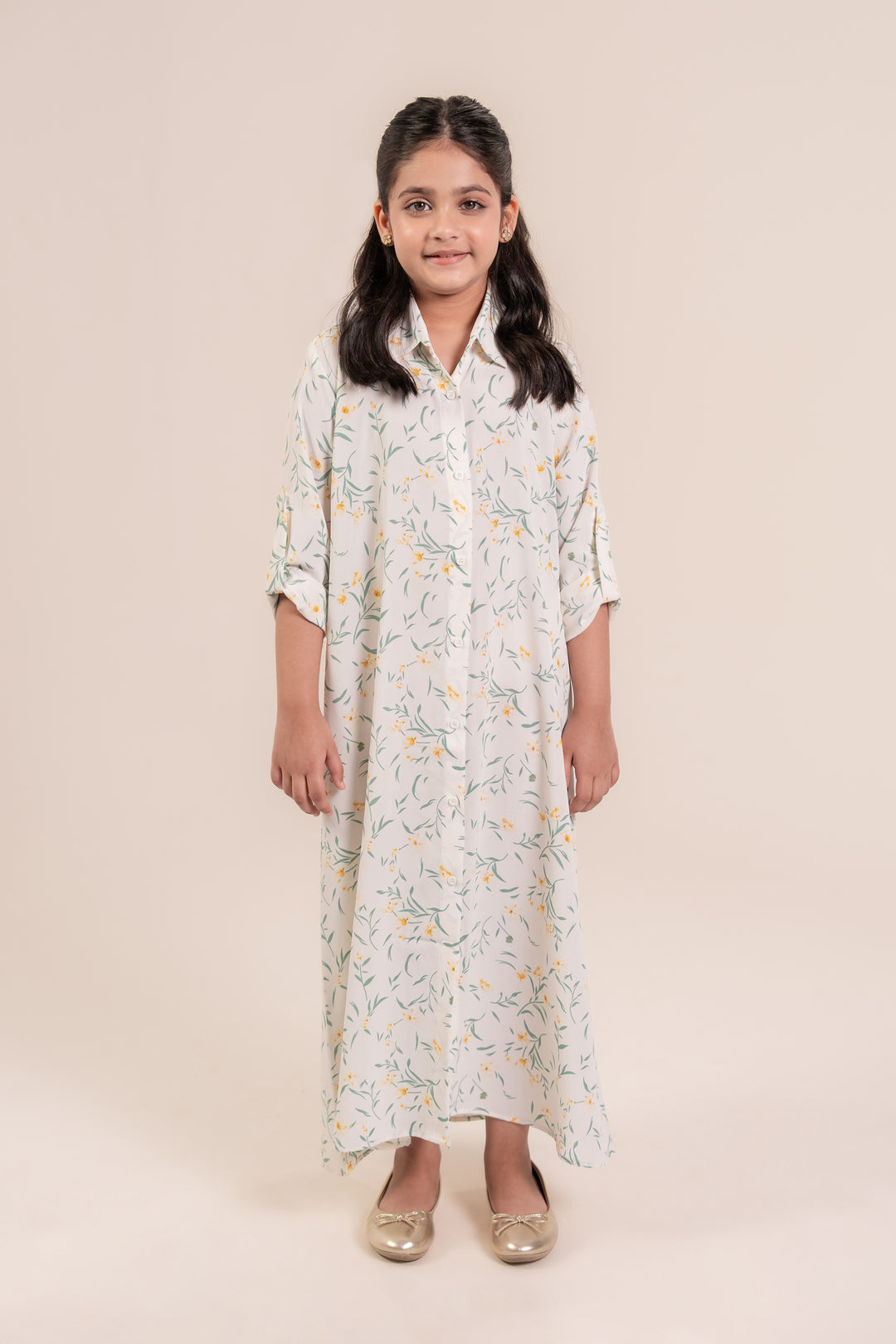 Offwhite Printed Dress