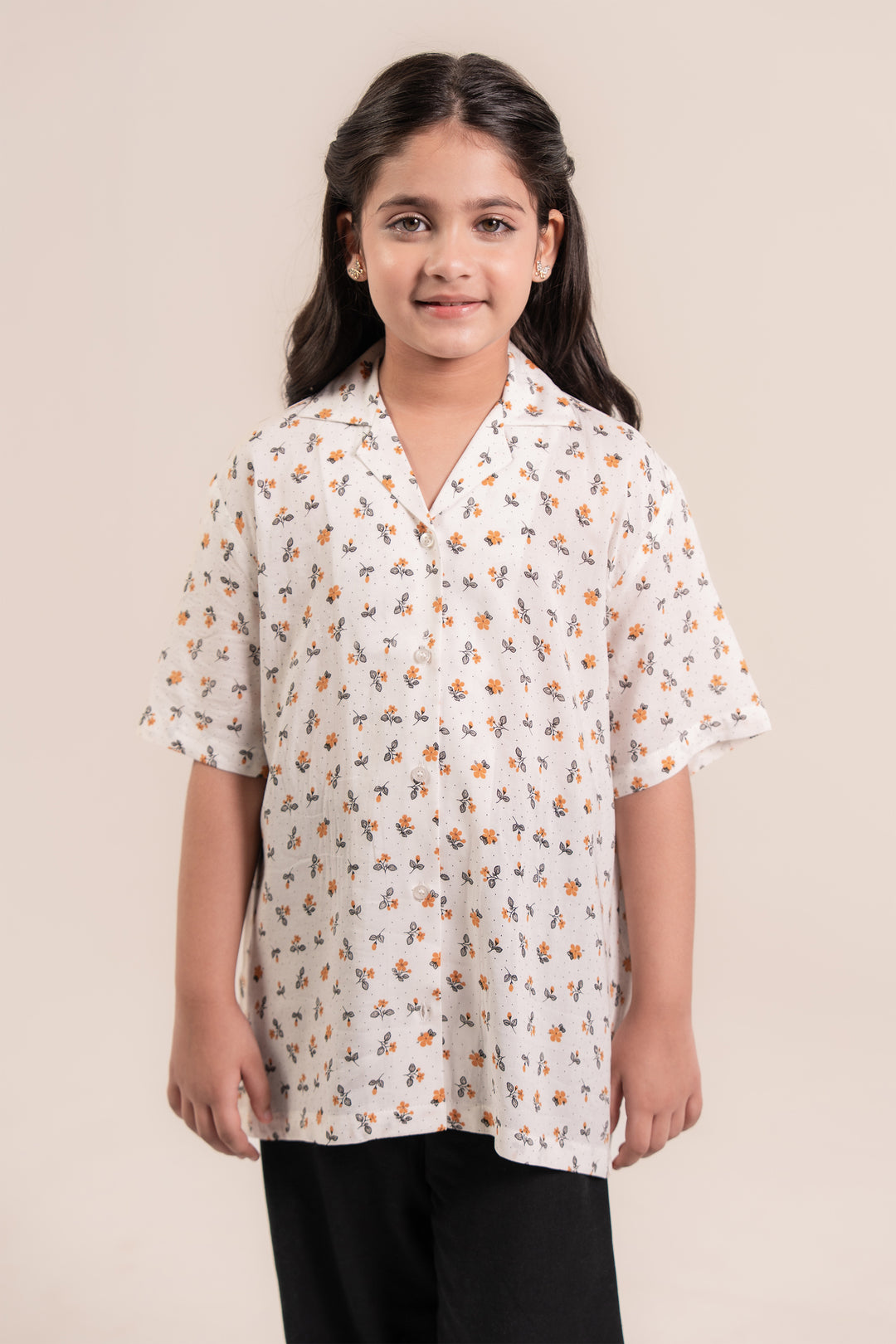 Offwhite Printed Resort Shirt
