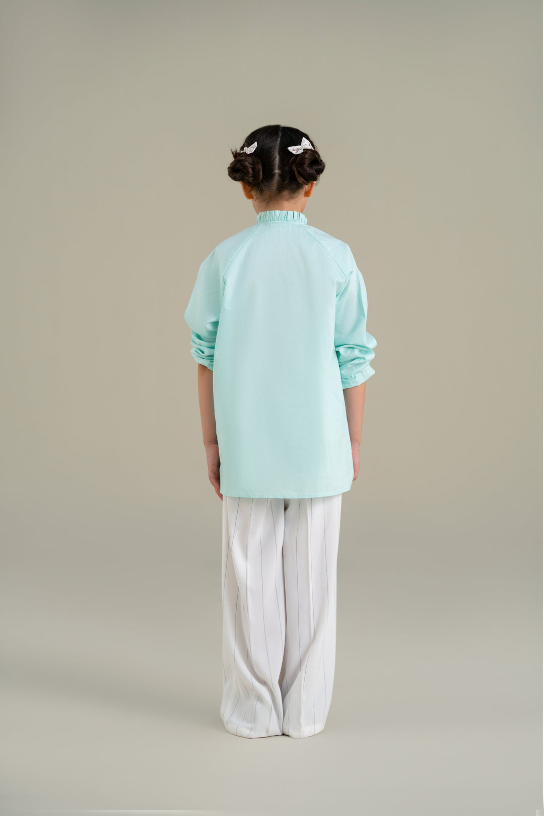 Ice Blue Blouse