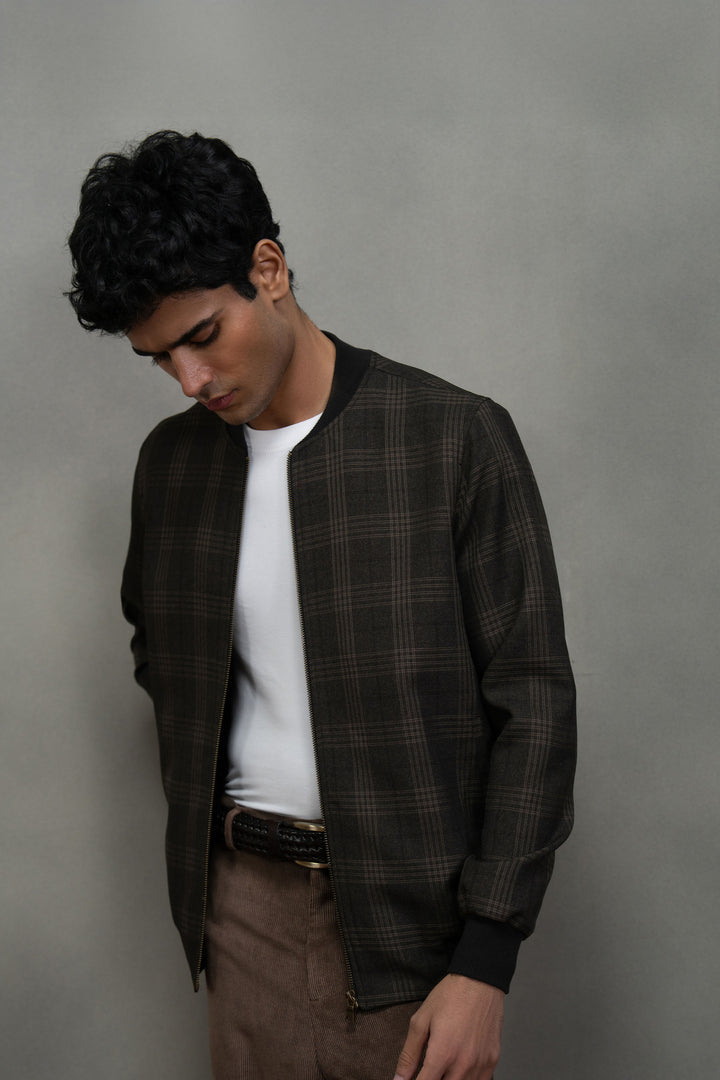 Brown Bomber Jacket