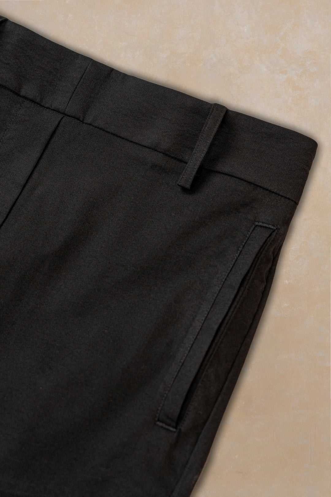 Black Straight Fit Trouser