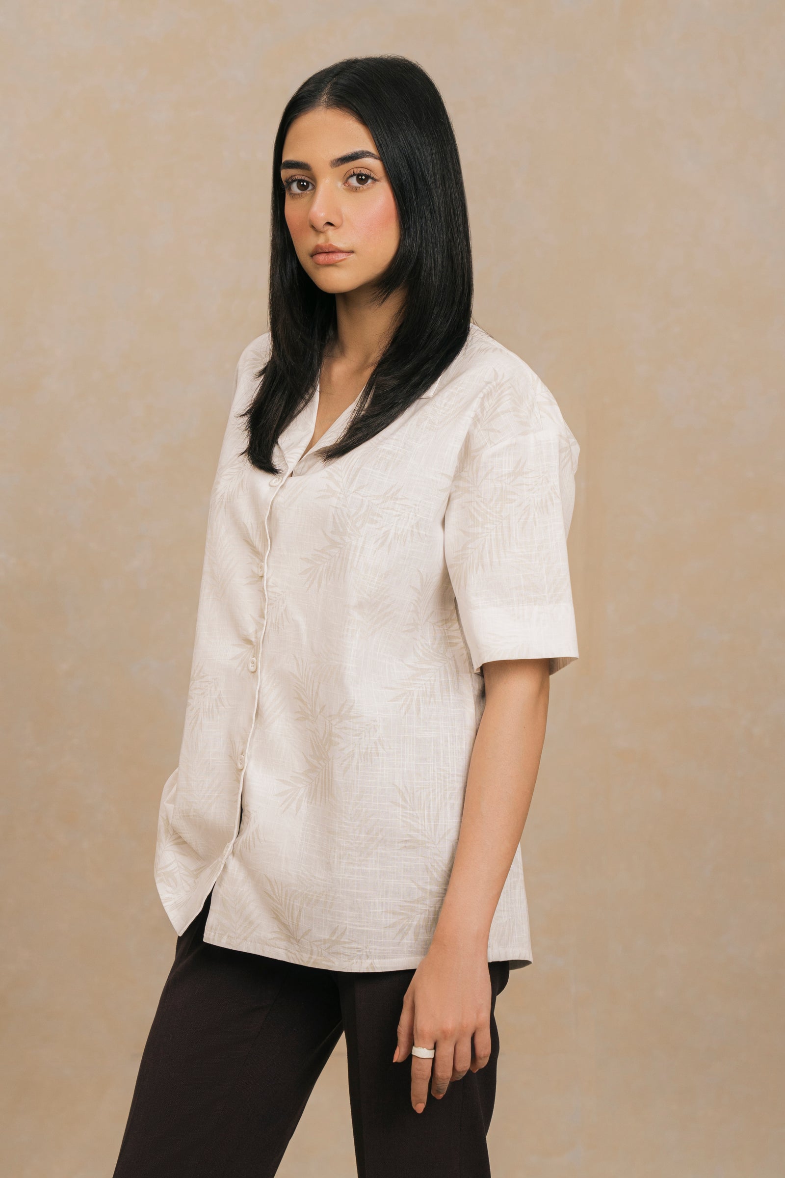 PRINTED RESORT SHIRT