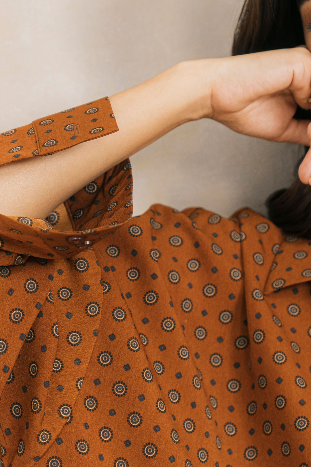 Rust Oversized Shirt