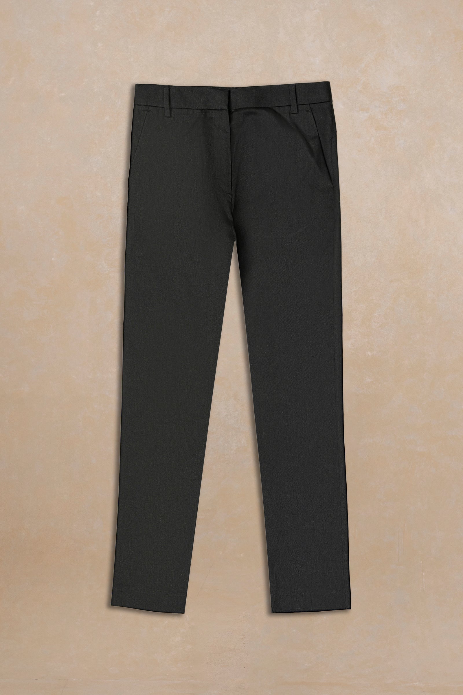 Slim Fit Cotton Trousers
