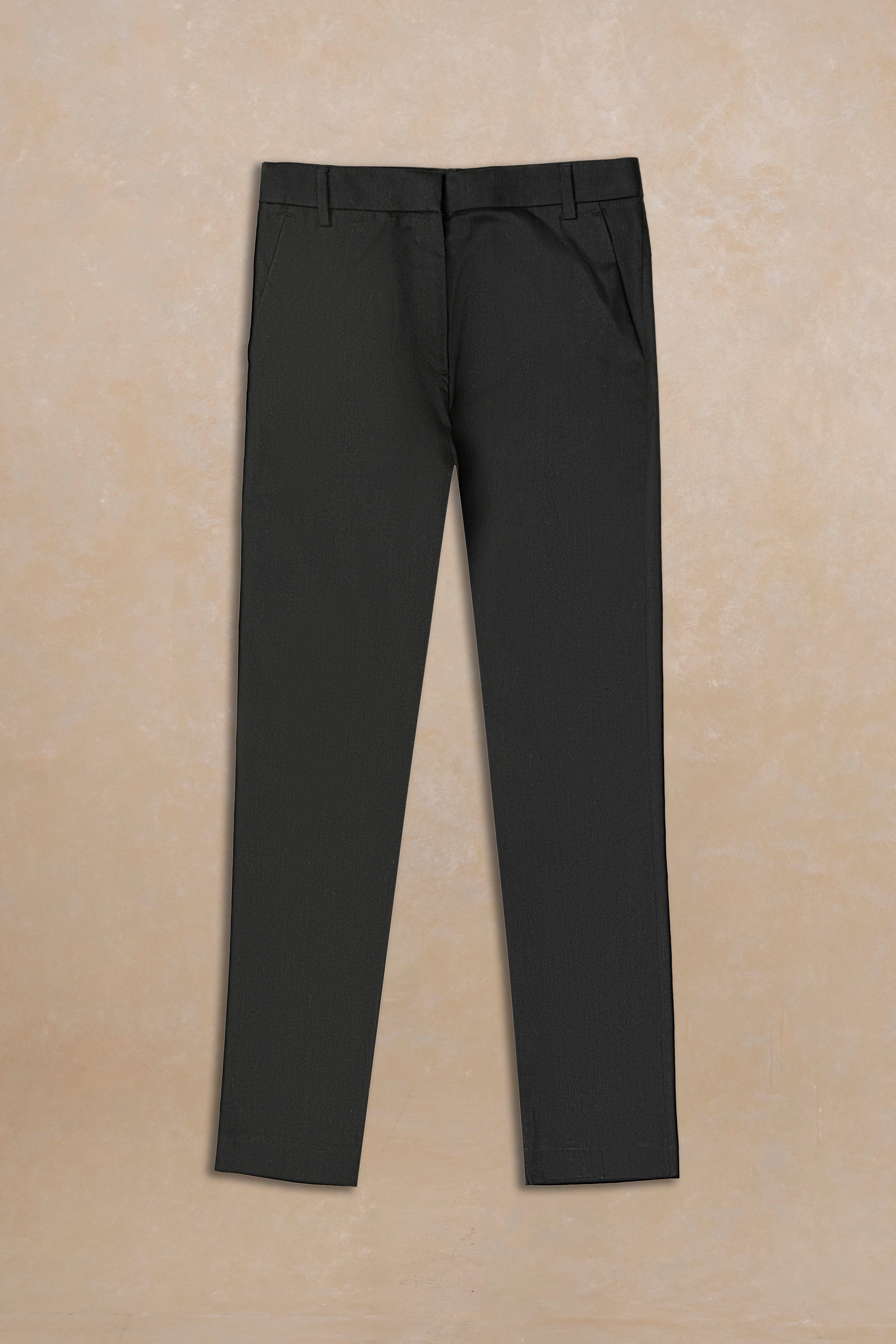 Slim Fit Cotton Trousers