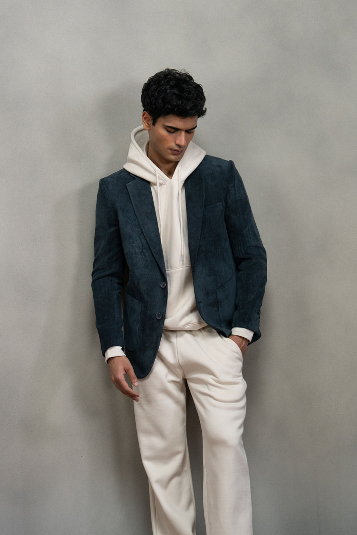 Navy Corduroy Blazer