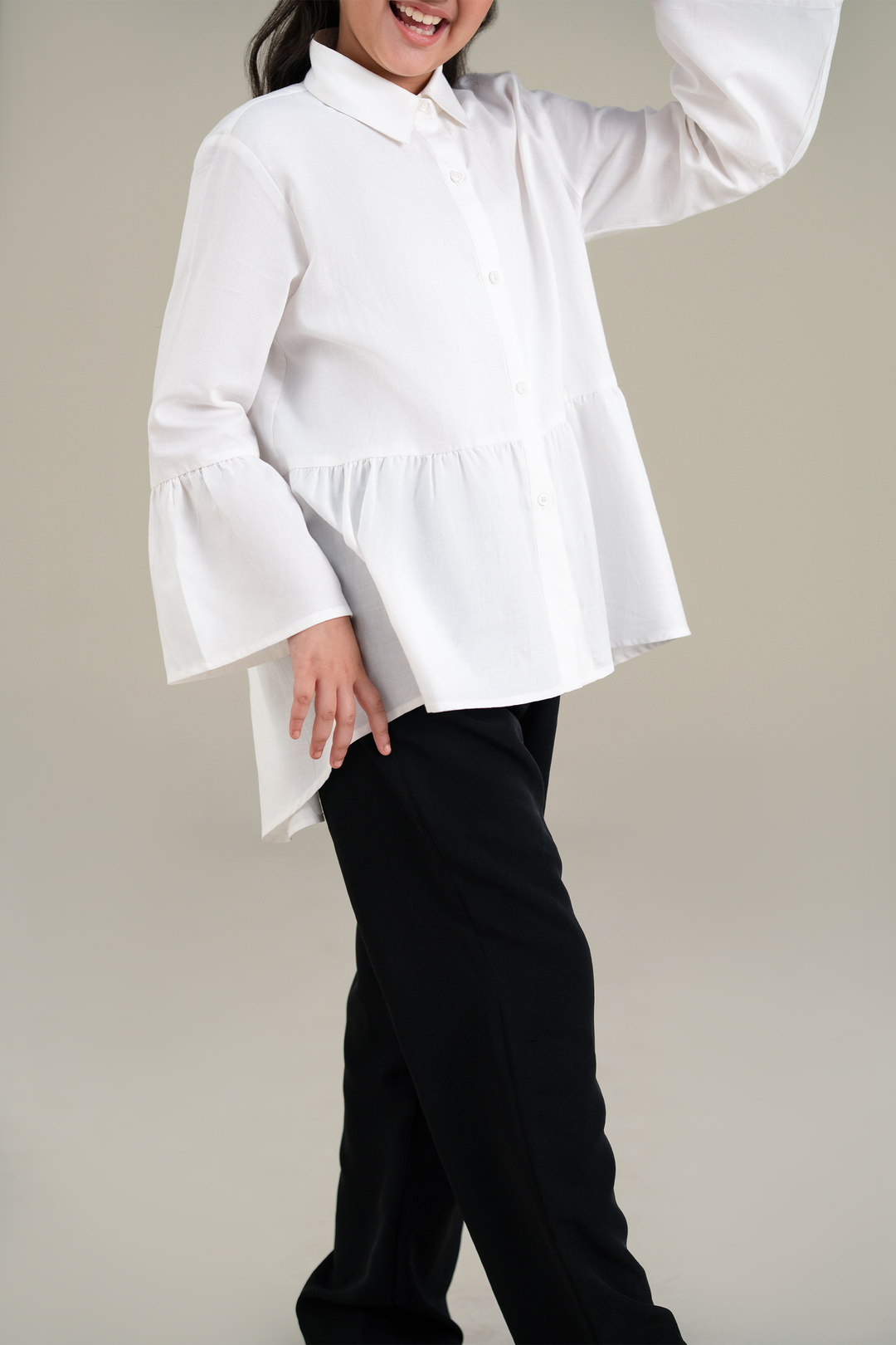 Black Straight Fit Trouser