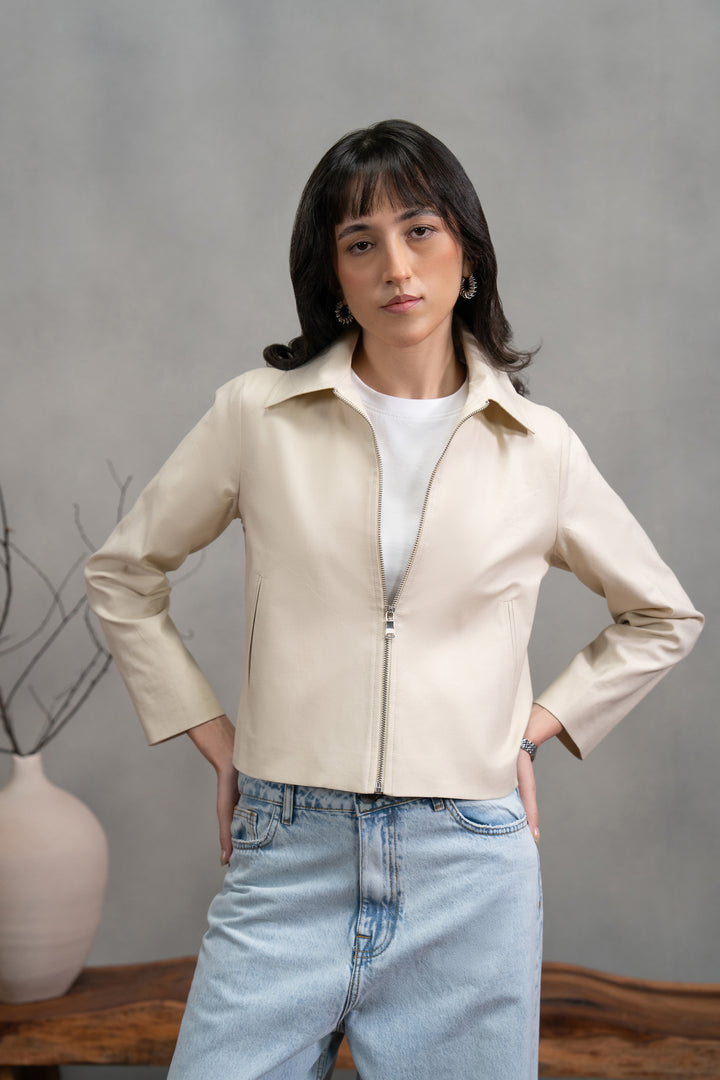 Offwhite Linen Jacket