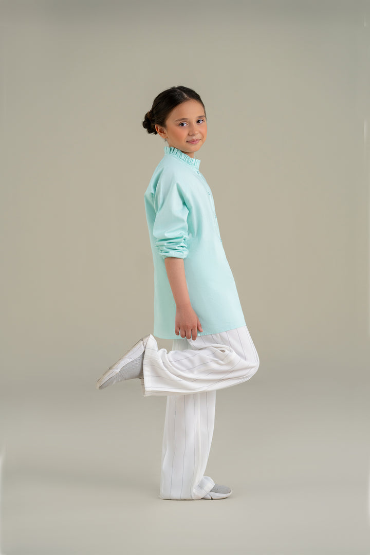 Ice Blue Blouse