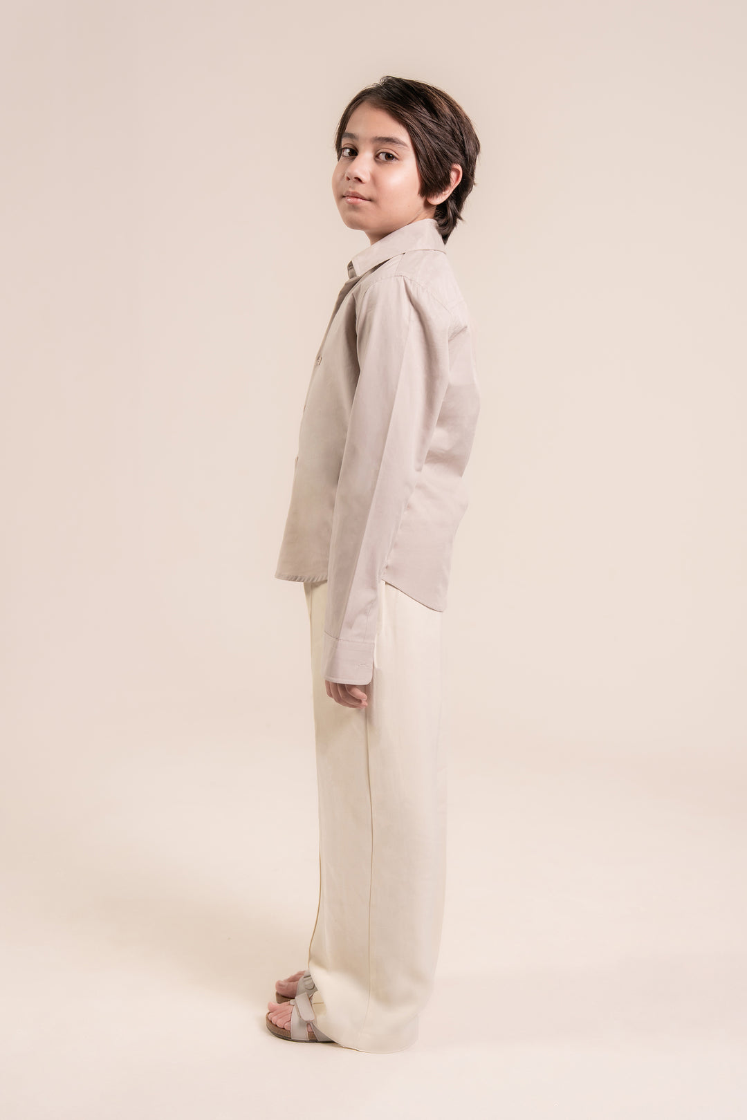 Stone Cotton Shirt