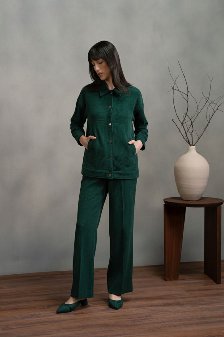 Emerald Green Corduroy Co-ord Set