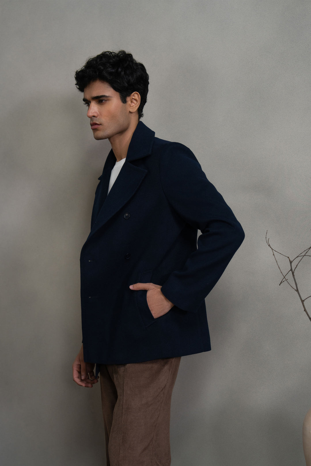 Navy Blue Peacoat