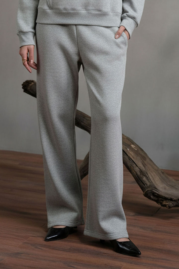 Straight Fit Fleece Trouser