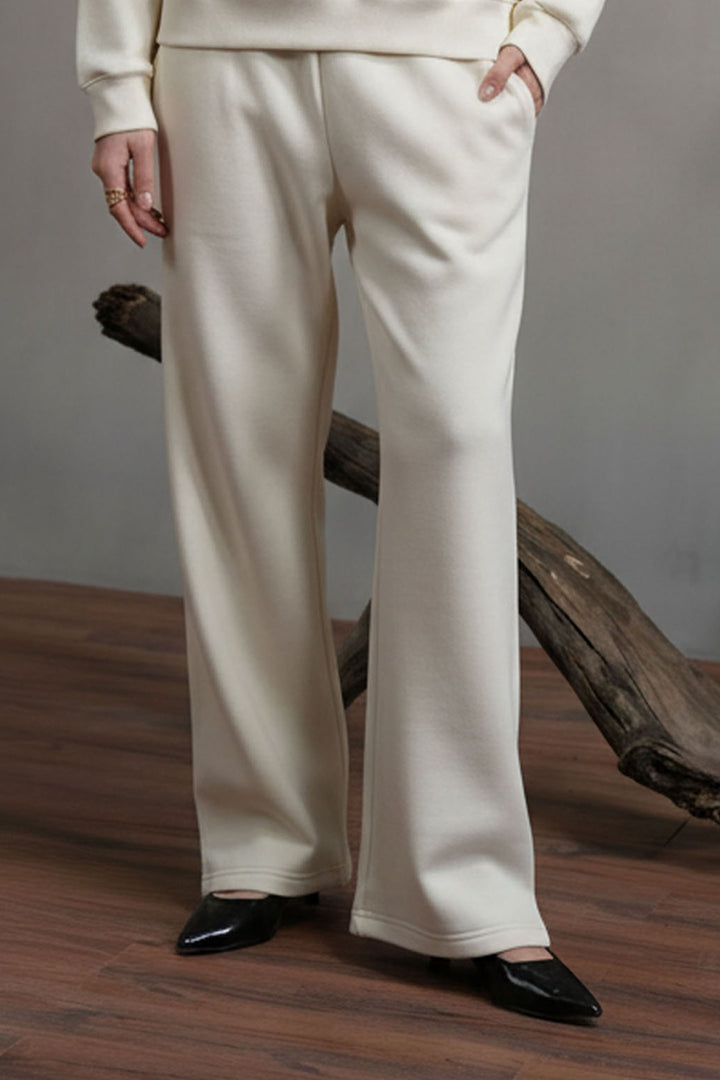 Straight Fit Fleece Trouser
