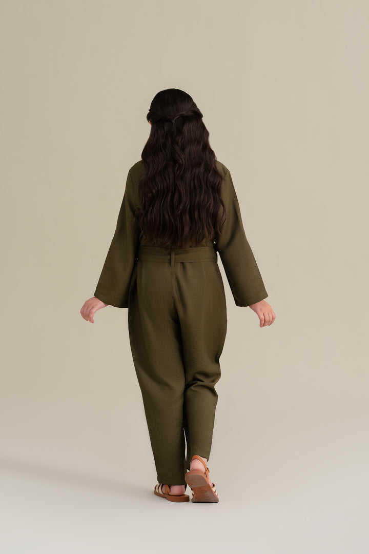 Olive Jump Suit