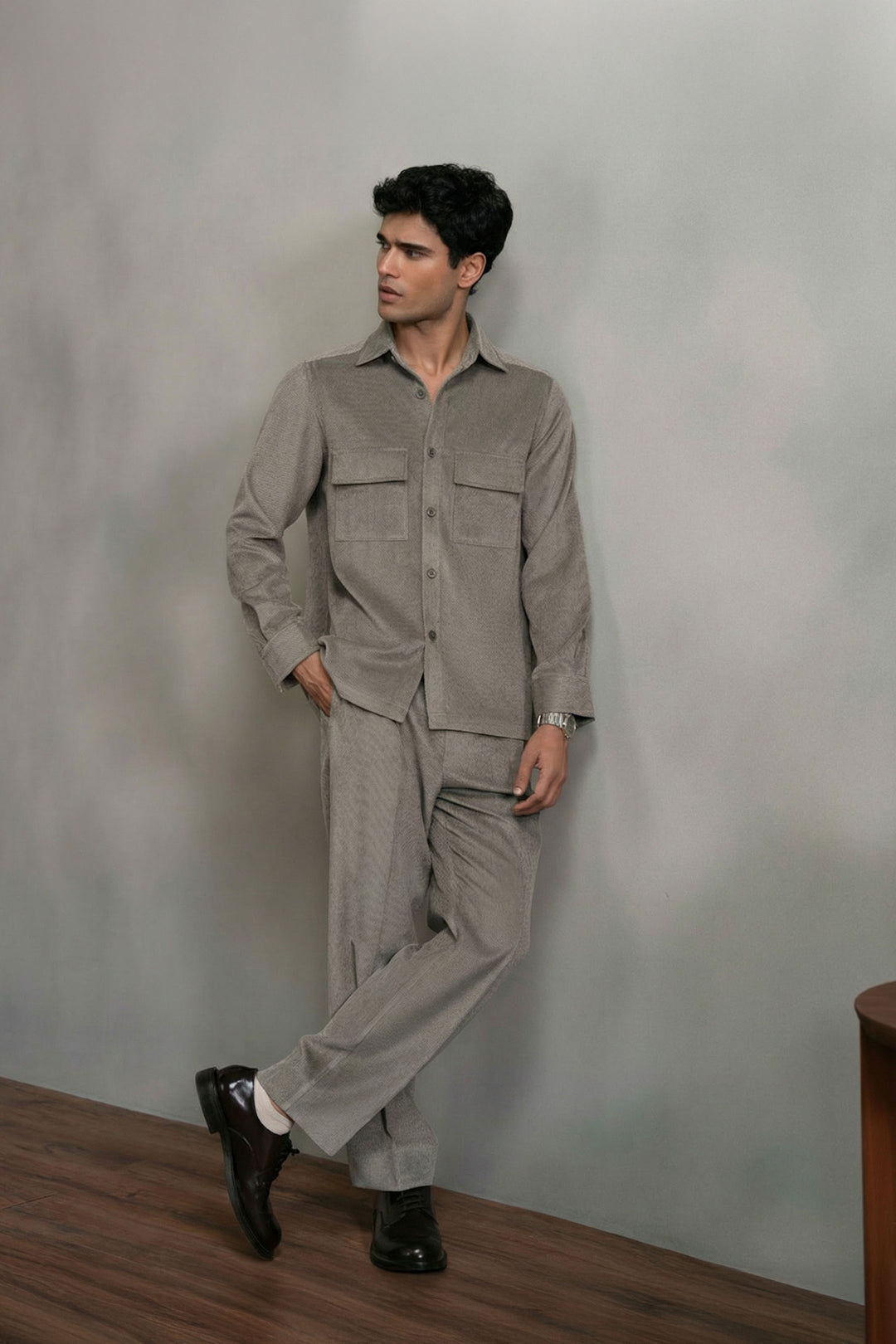 Olive Corduroy Co-ord Set