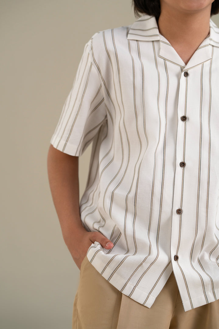 White Stripped Shirt