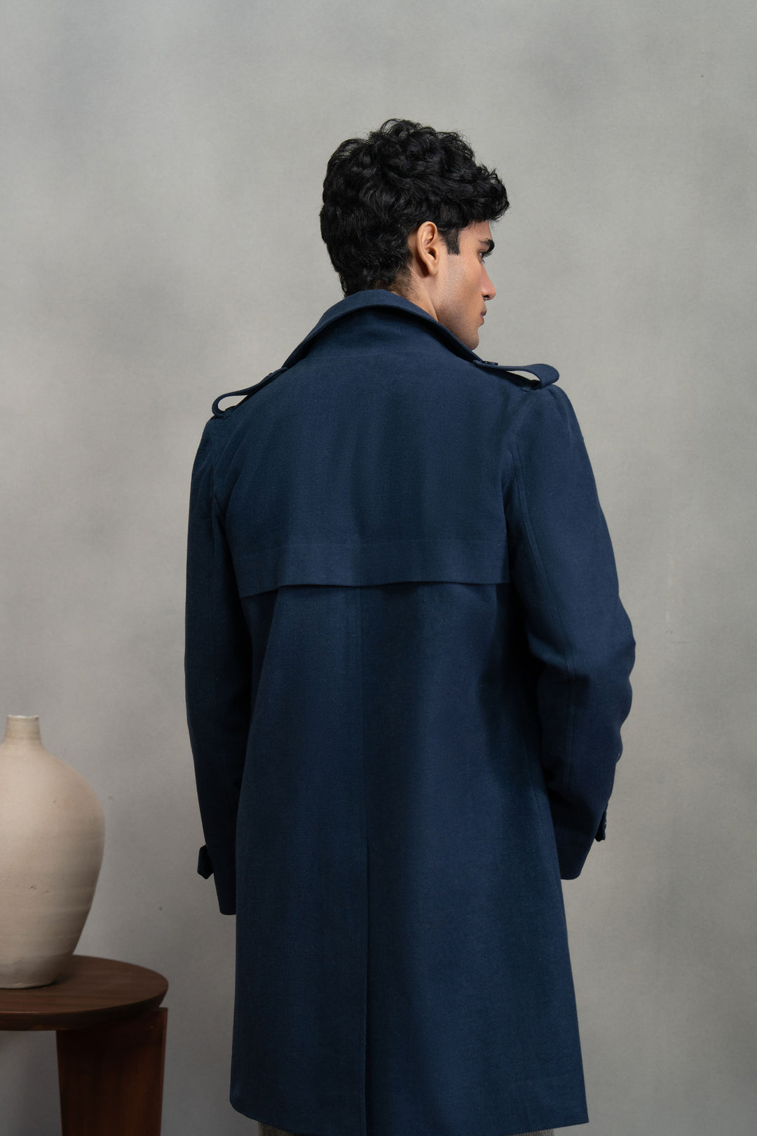 Navy Trench Coat