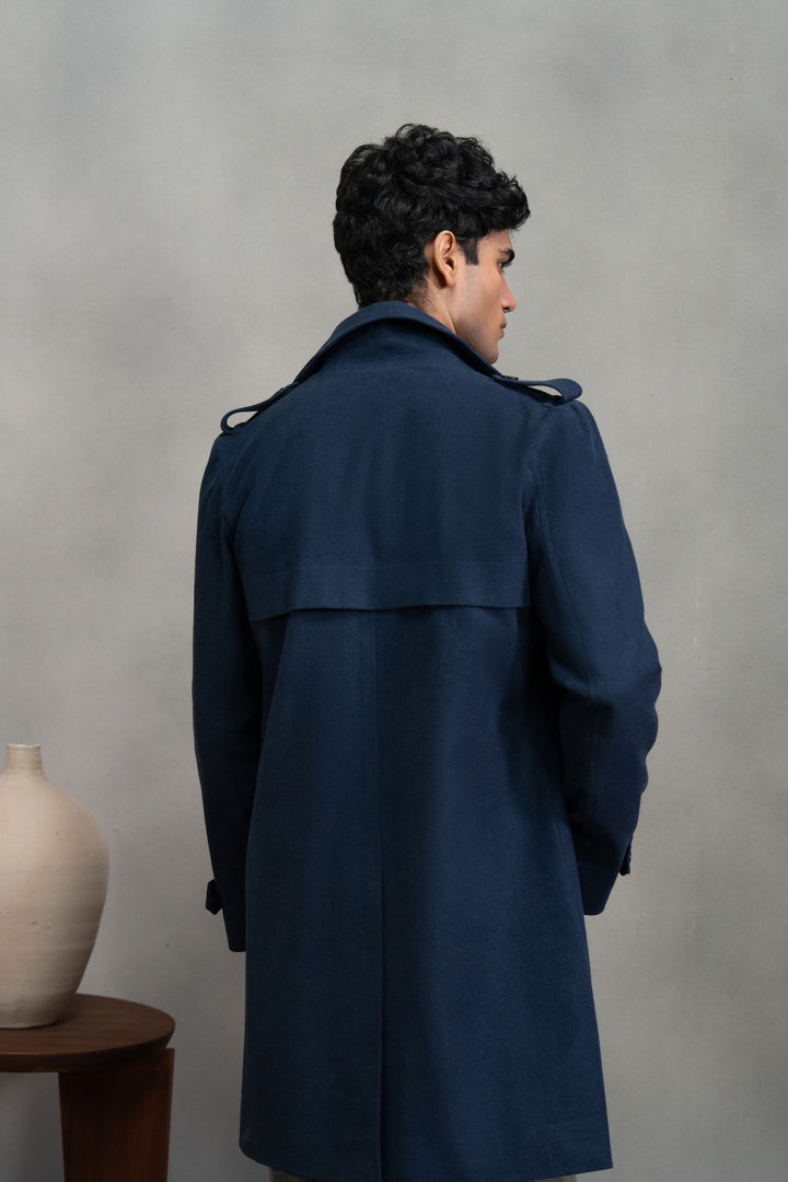 Navy Trench Coat