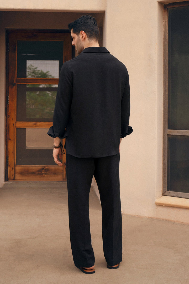 Black Linen Co-Ord