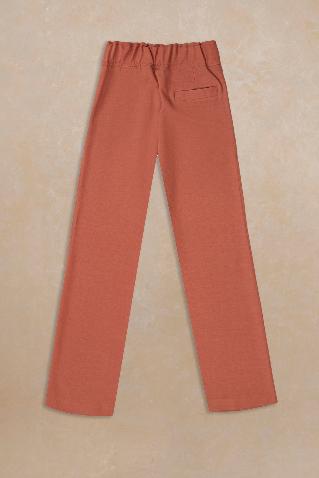 Peach Wide Leg Trouser