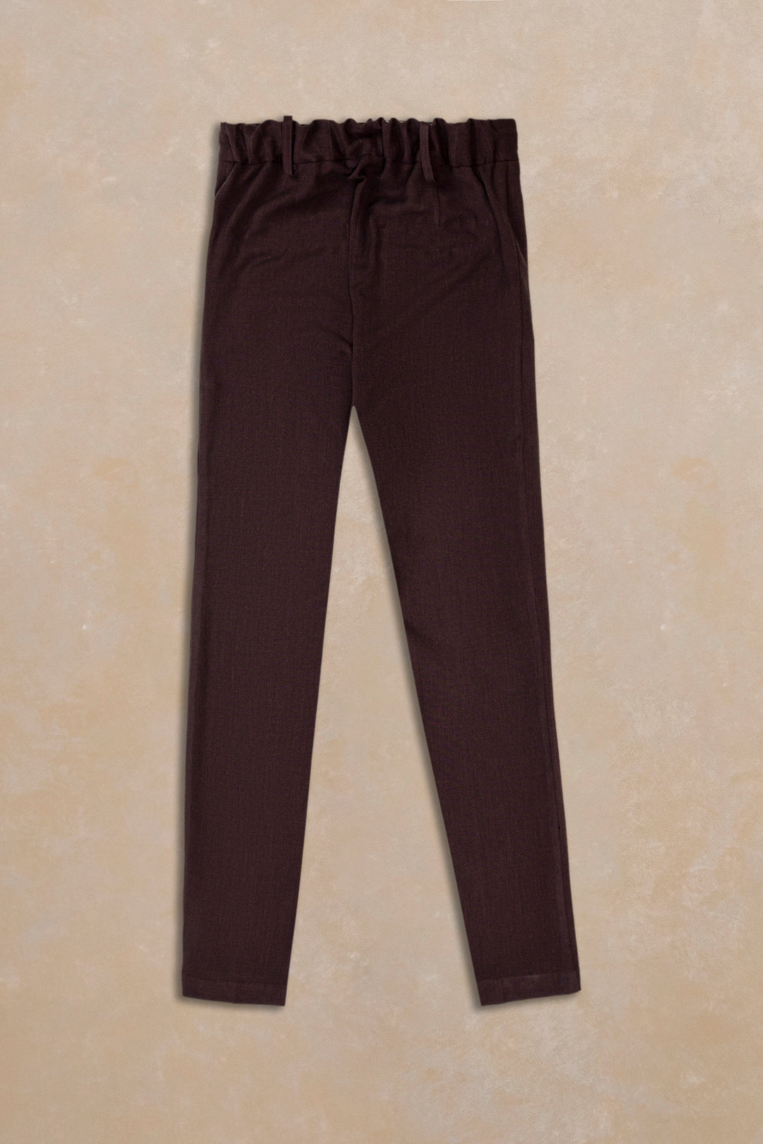 Chocolate Brown Straight Fit Trouser