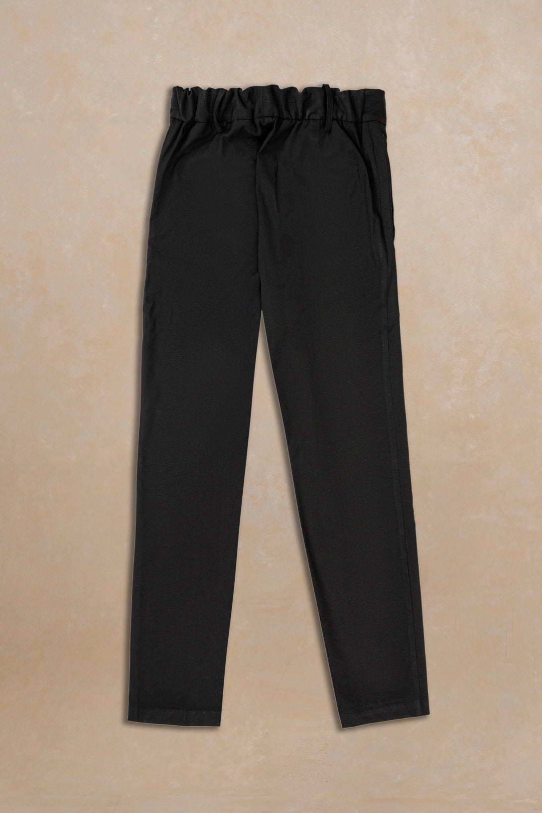 Black Straight Fit Trouser