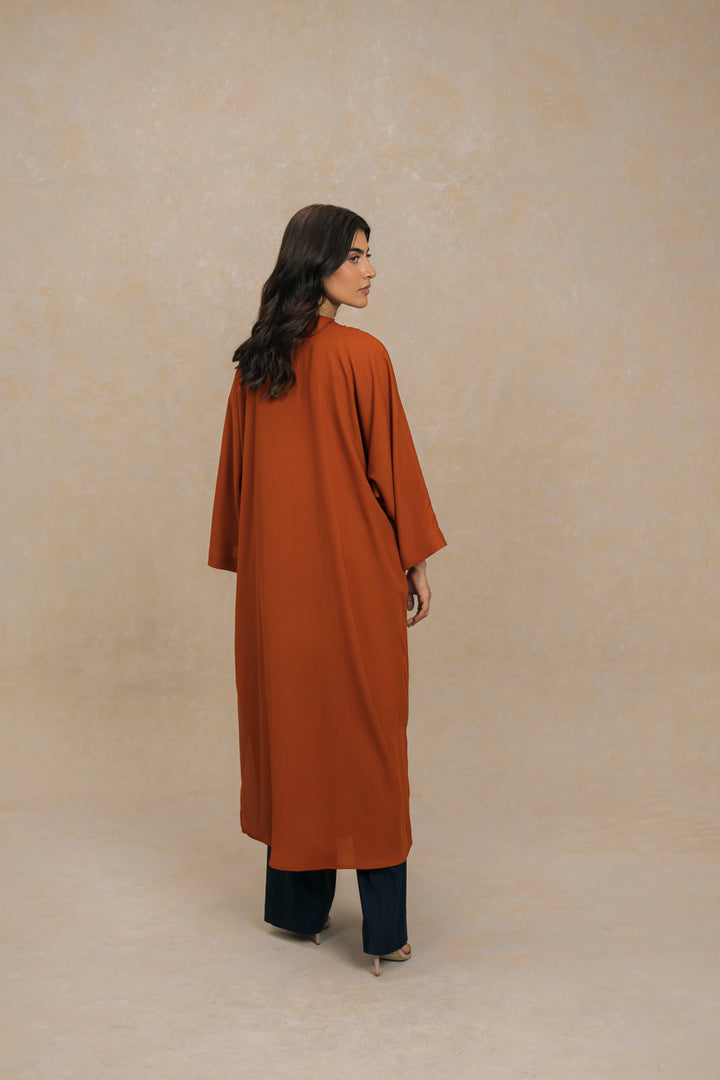 Orange long shirt for women