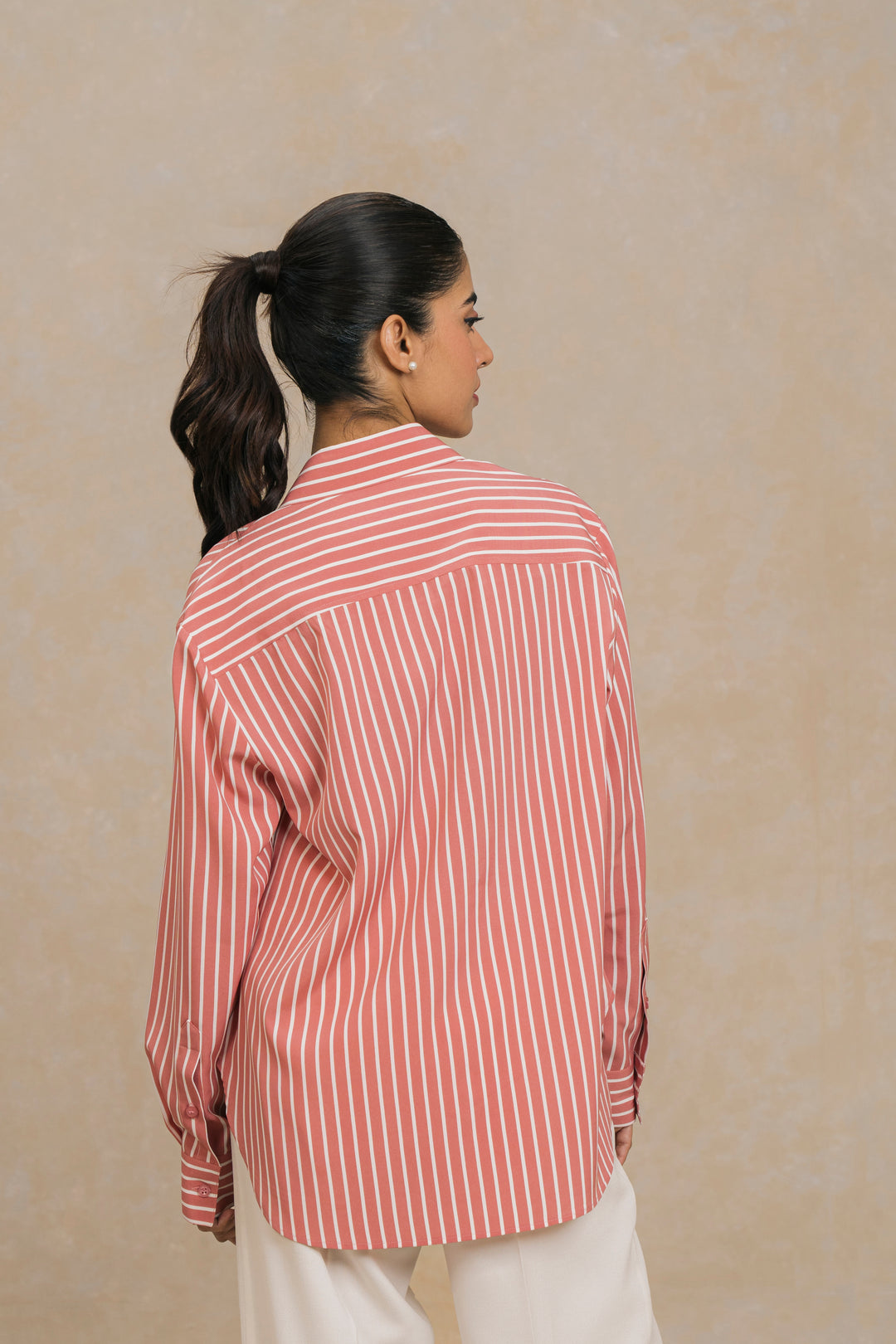 Pink Relaxed Fit Shirt for women