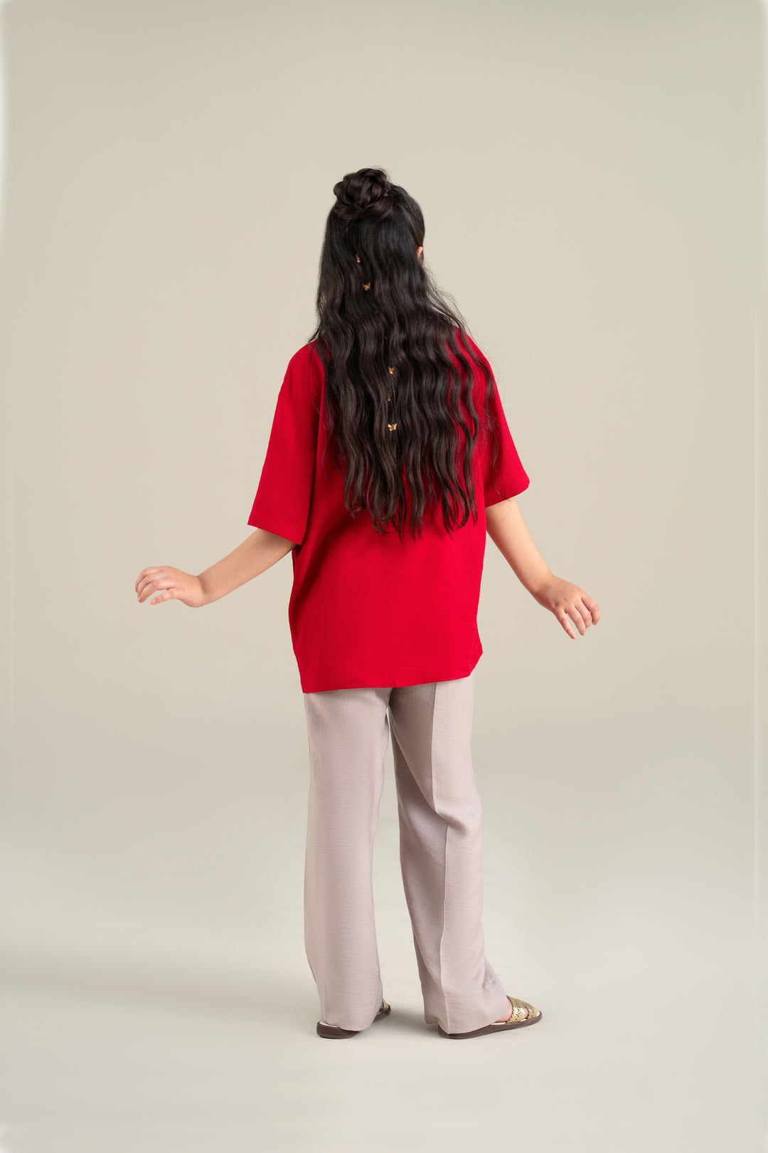 Red Linen Resort Shirt