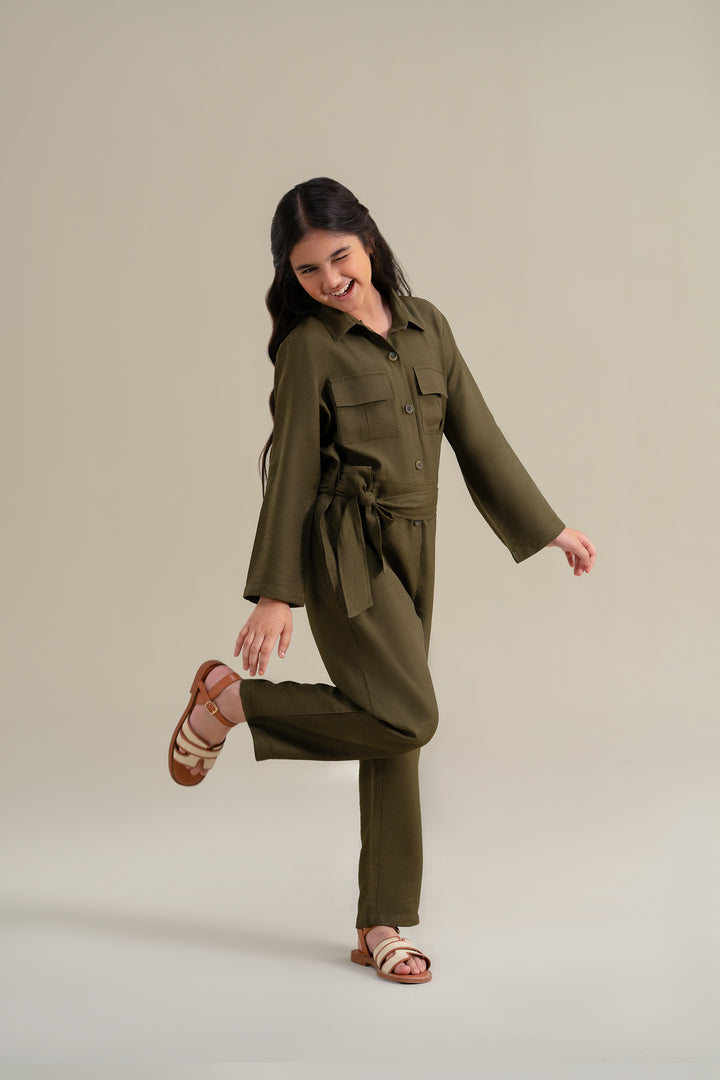 Olive Jump Suit